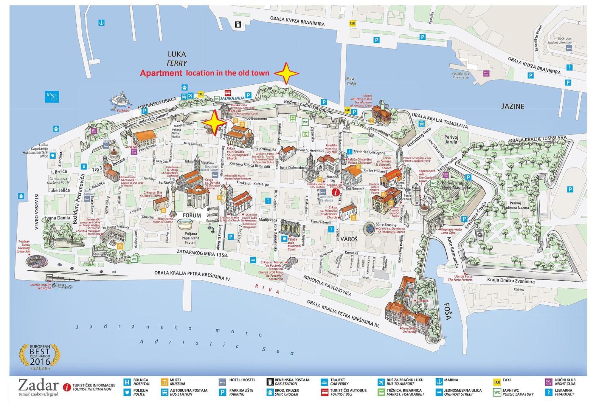 Sea View Studio Apartment ซาดาร์ ภายนอก รูปภาพ